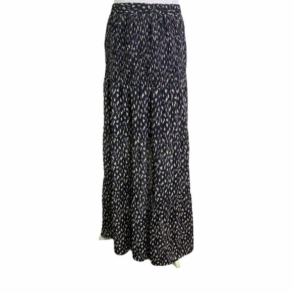 CODE X MODE Print Tiered Elastic Waist Maxi Skirt - Picture 6 of 9